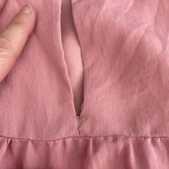 Free the roses ruffle detail mauve maxi size S NWT - Picture 9 of 13